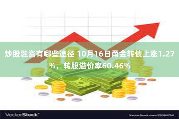 炒股融资有哪些途径 10月16日甬金转债上涨1.27%，转股溢价率60.46%